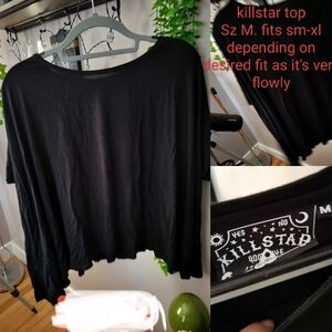 Killstar flowy top